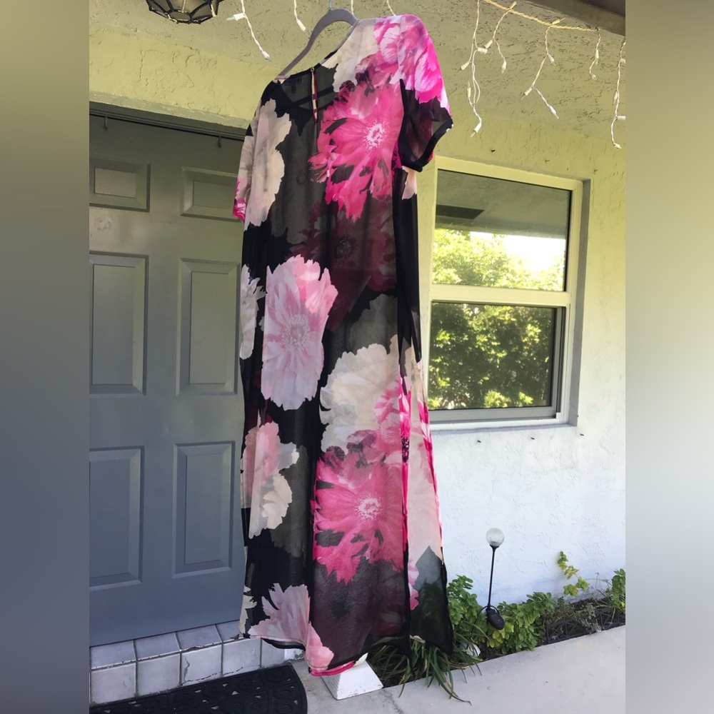 Calvin Klein Pink and Purple Tunic Top